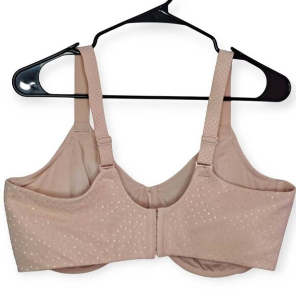 Wacoal Women's Plus Size Back Appeal Underwire Bra size 44DDD Praline - Picture 3 of 5